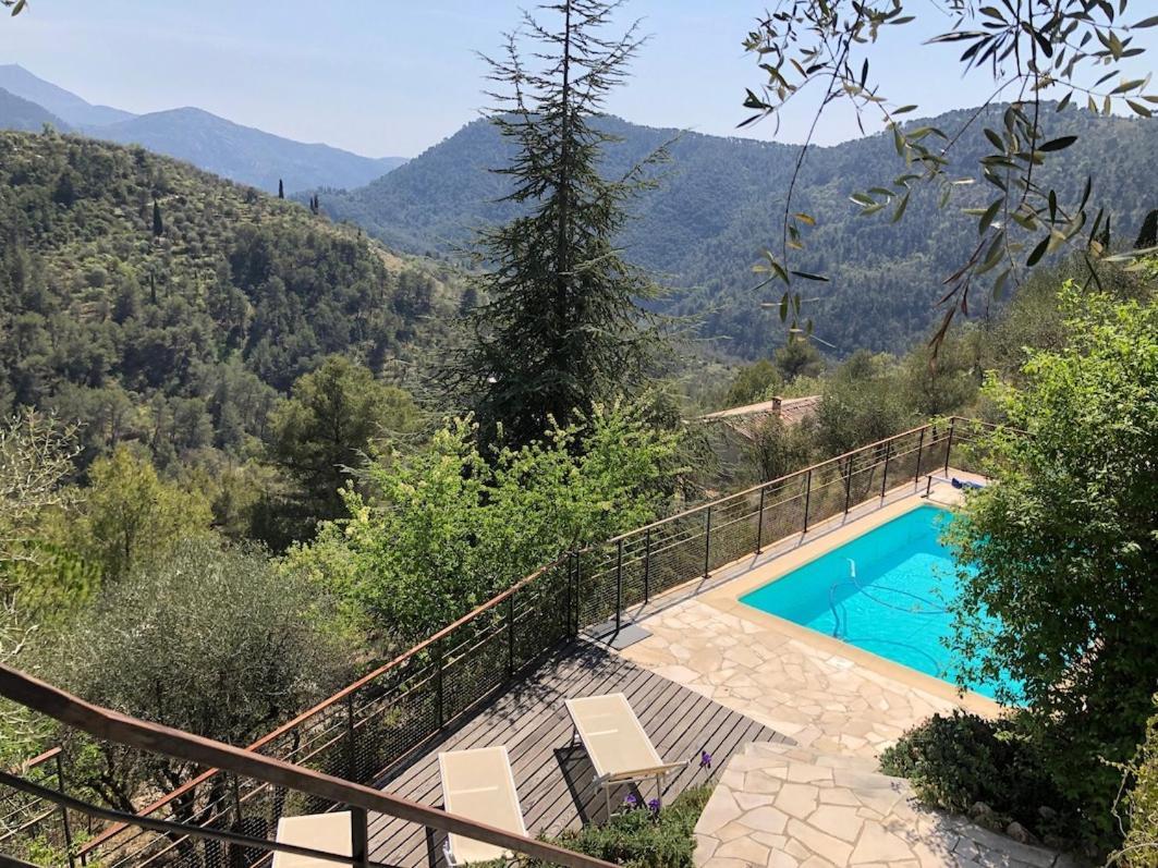 Les Figaires Villa L'Escarene Buitenkant foto