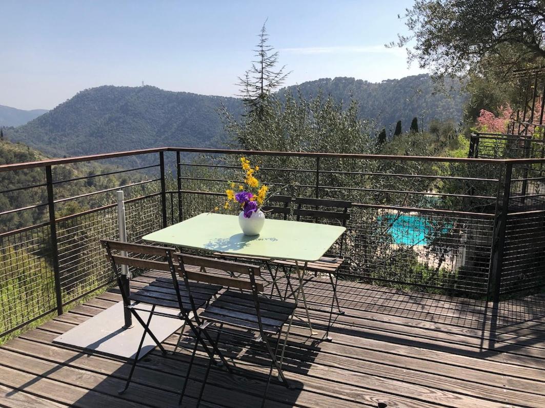Les Figaires Villa L'Escarene Buitenkant foto