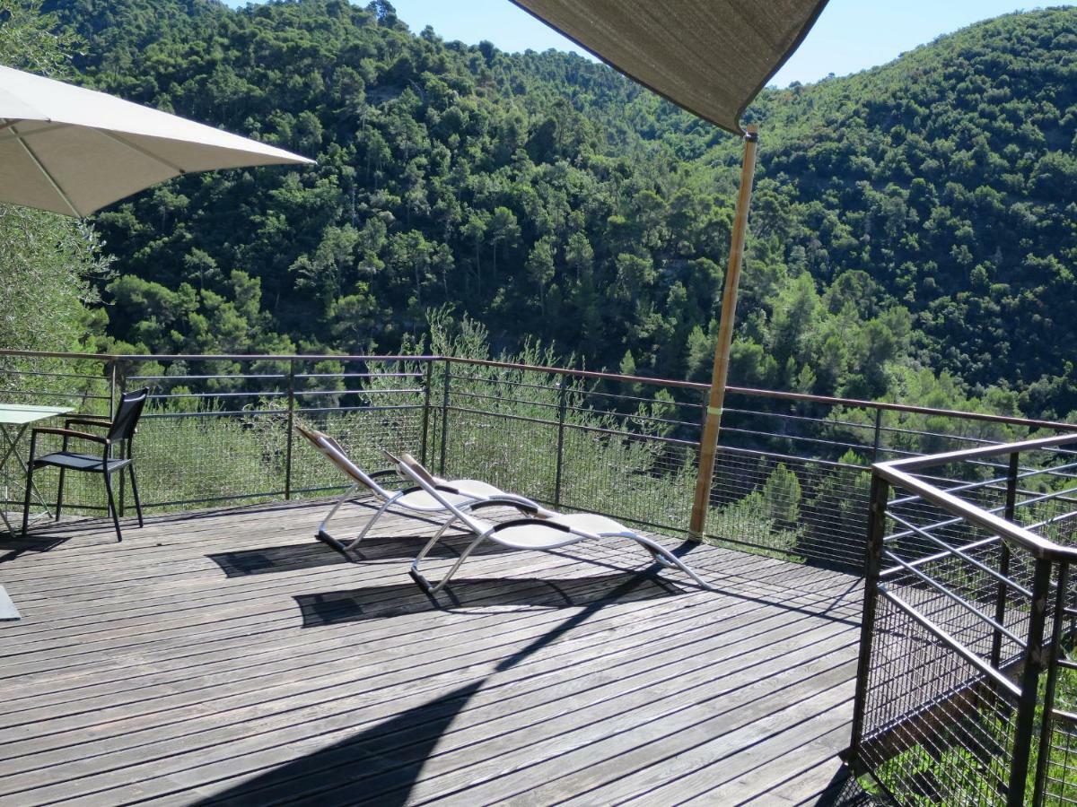 Les Figaires Villa L'Escarene Buitenkant foto